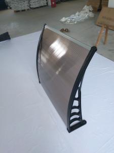 Quality Outdoors Awning Polycarbonate Door Canopy Lightweight UV Protection For Garden wholesale