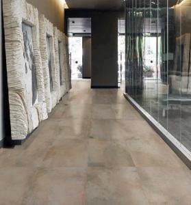 Quality 2 Cm Thick Cement Look Porcelain Tile / 600 By 600 Floor Tiles Easy Maintenance wholesale