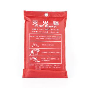 Quality Silicone Coated Fire Resistant Blanket Safety Emergency Rescue White wholesale