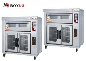 Quality Electric Bakery Two Deck Four Tray Deck Oven with Twelve Proofer wholesale