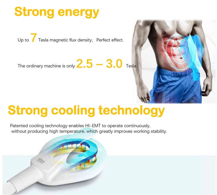 Waterproof RF EMS Muscle Stimulator Machine , ABS EMS Fat Burning Machine