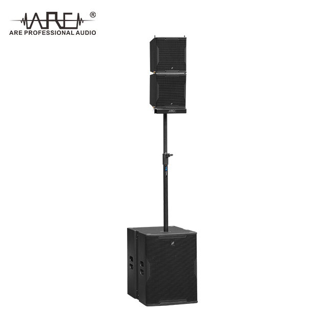 ARE AUDIO passive single 10 inch outdoor line array speaker immersive experience for corporate events