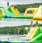 Customizable Theme Inflatable Water Park 1 Year Warranty