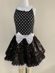 Black Color Toddler Ballet Leotards / Ballet Dresses For Girl