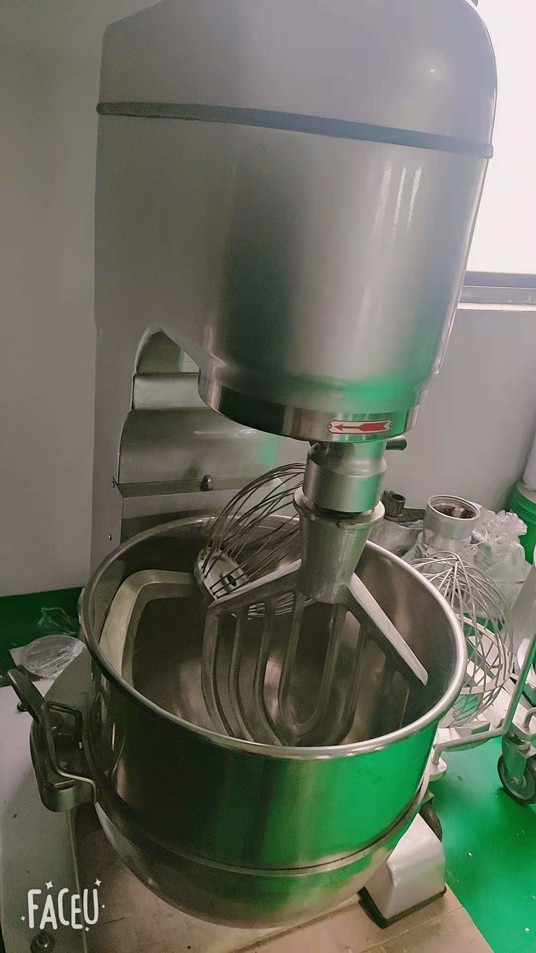 3KW 304 Stainless Steel 80L Planetary Egg Mixer