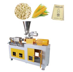 Quality CE Twin Screw Plastic Granulator For Biodegradable PP PE Corn Starch Calcium Powder wholesale