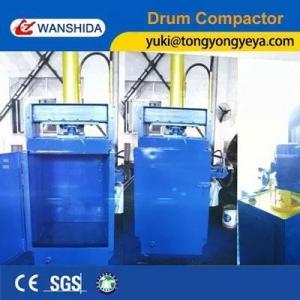 Quality 21 MPa Industrial Baler Machine 25 Ton Heavy Duty Vertical Baler For Light Steel Drums wholesale