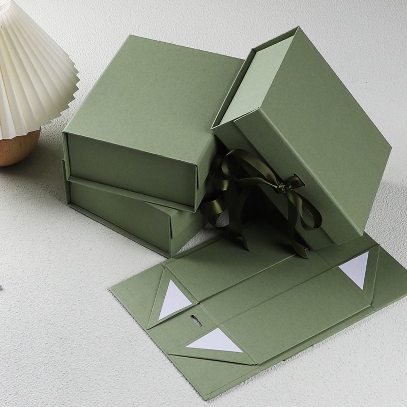Custom Logo Printing Cardboard Wig Hair Packaging Magnetic Box, China Manufacturer Wholesale Paper Gift Box with Ribbon
