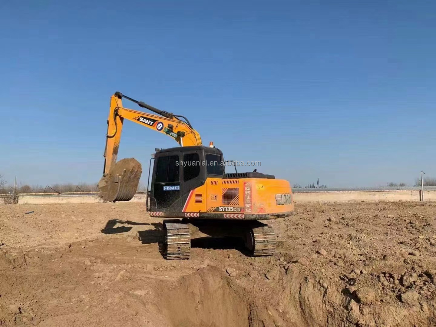 Original Hydraulic Cylinder Used Sany Excavator SY135C with 13500 Operating Weight
