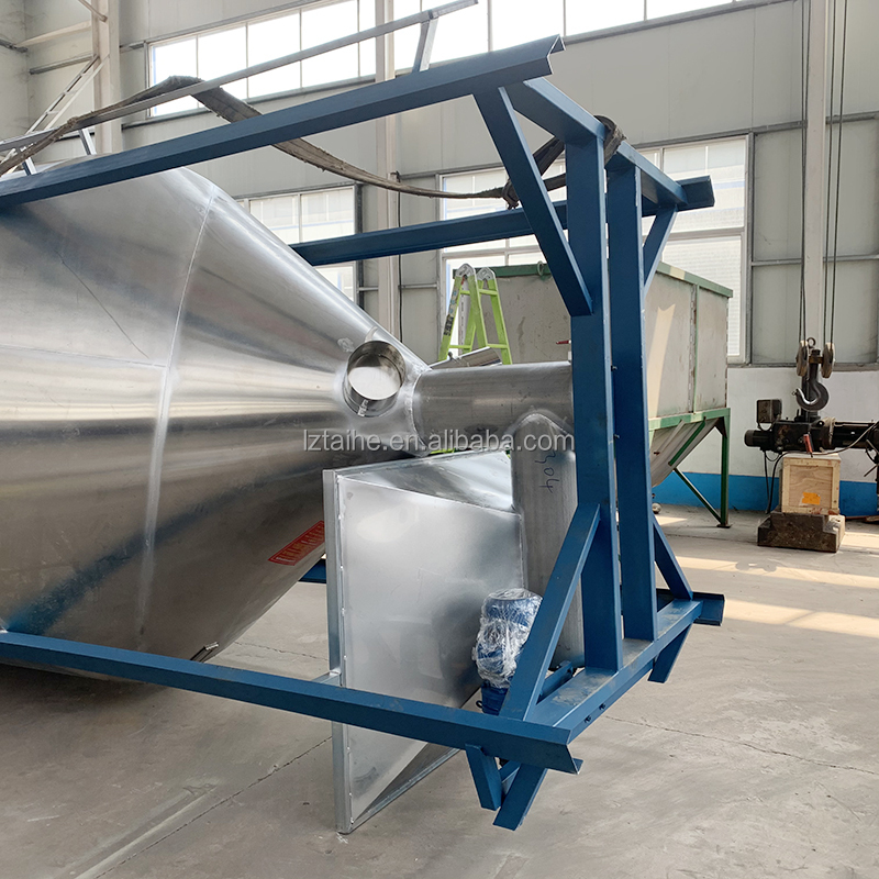 Machinery Repair Shops 1000kg Vertical Plastic Powder Mixer Machine Blender Auger Feed Vertical Screw Mixer