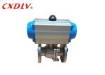 Double Acting Flange Pneumatic Actuated Ball Valve Control Valve 150LB