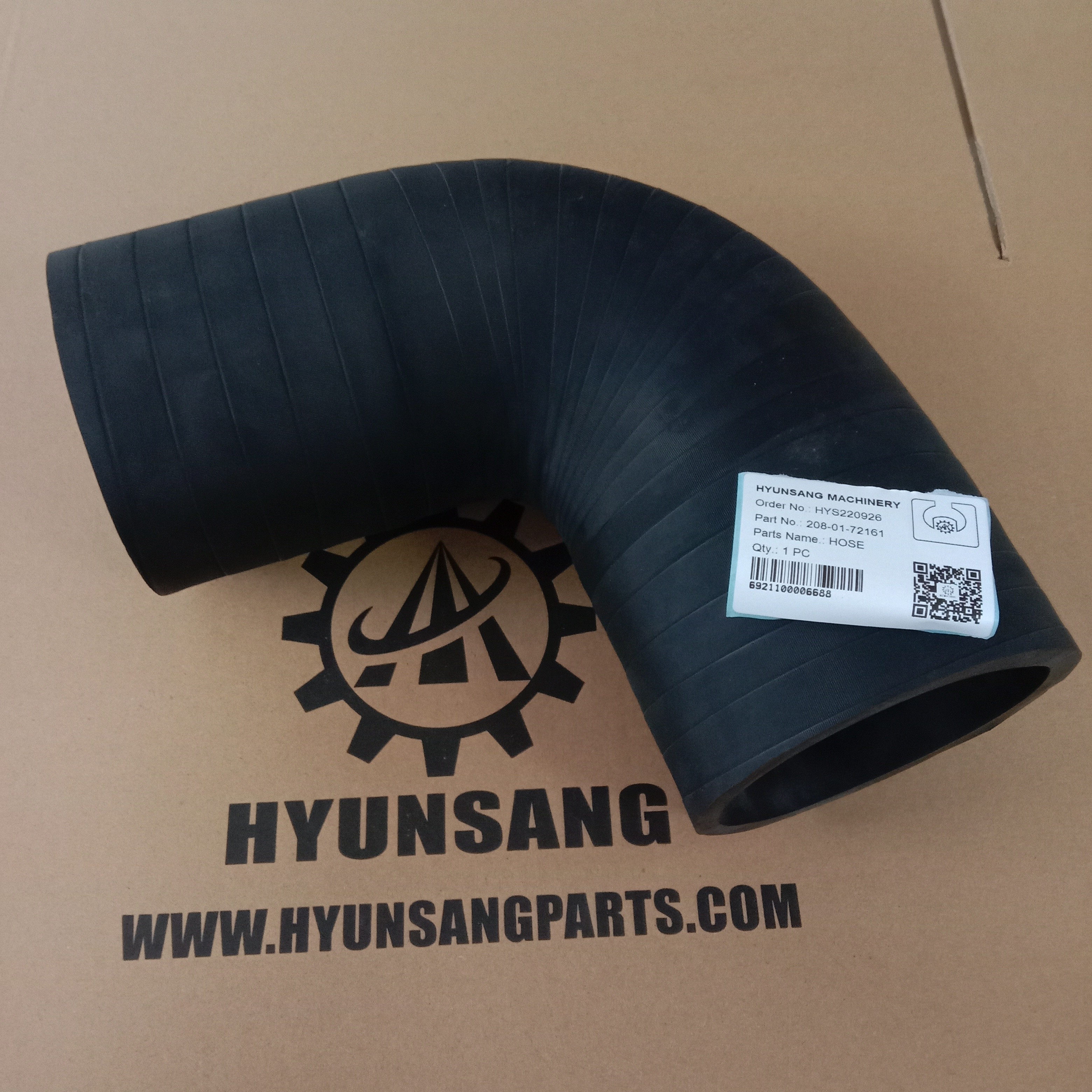 Hyunsang Excavator Parts Hose 208-01-72161 2080172161 for PC400 PC450 PC550