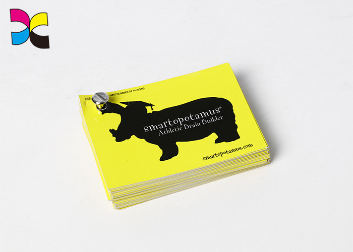 Glossy Lamination Artpaper Card Printing Services / Custom Playing Cards