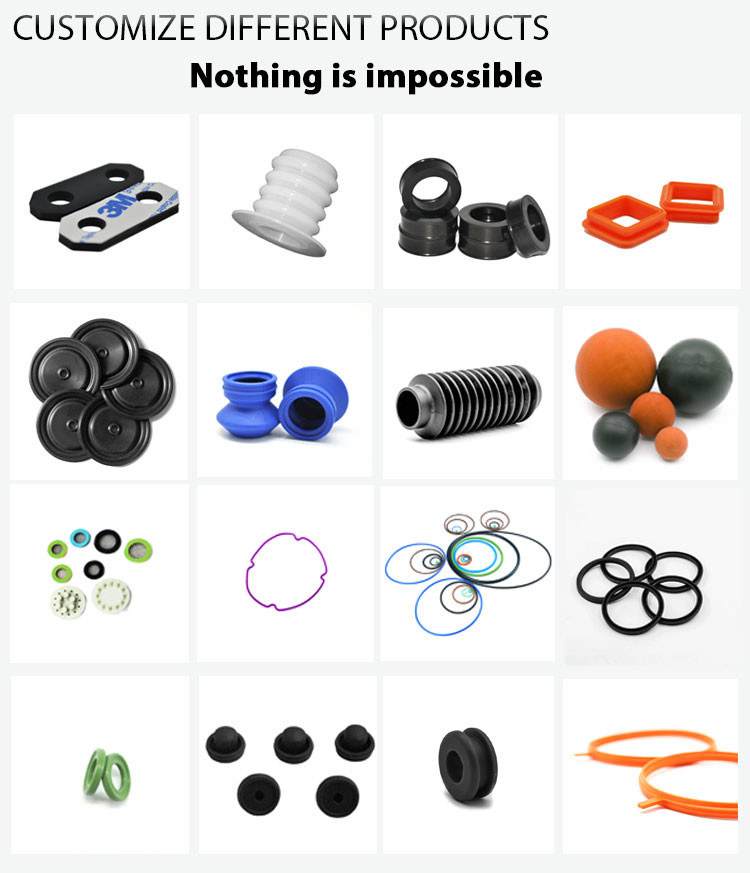 Yellow Silicone Sealing Rings FKM NBR Rubber O Ring Compression Moulded