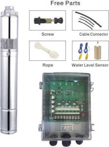 Quality 3.2 CBM H 3 Inch 48V Well Submersible Centrifugal Brushless Dc Solar Water Pump wholesale