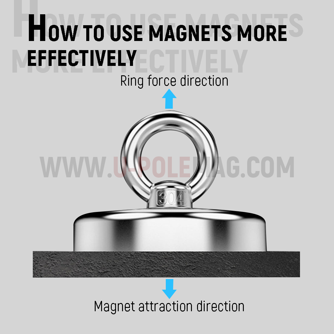 High Tolerance Strong Magnetic Salvage Set Magnet Hooks with ISO9001 2008 Certificate