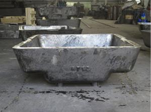 Quality LP1200 500kg Sow Mold Dross Pan wholesale