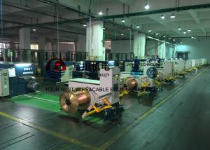Quality Sky Blue Copper Cable Twisting Machine , Double Twist Bunching Machinery wholesale