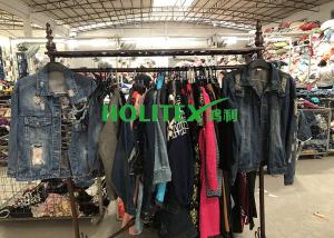 Quality Africa Second Hand Denim Jacket , American Style Used Winter Jackets wholesale