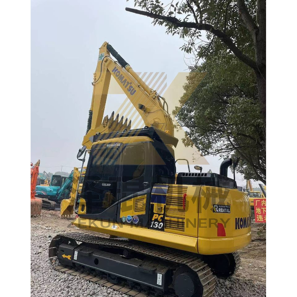 2020 Used Komatsu PC130-7 Hydraulic Excavator 13 Ton Mini Excavator 0.53M³ Bucket Capacity