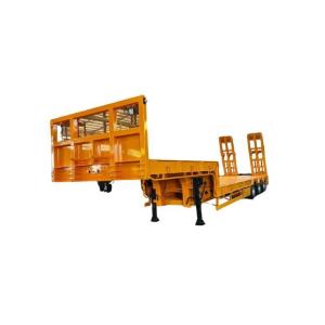 Quality 1310mm Wheel Base Three-Axle Semi-Trailer for Construction Machinery Transportation wholesale