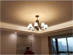 Black wrought iron kitchen light fixtures with Crystal Ball (WH-CI-104)