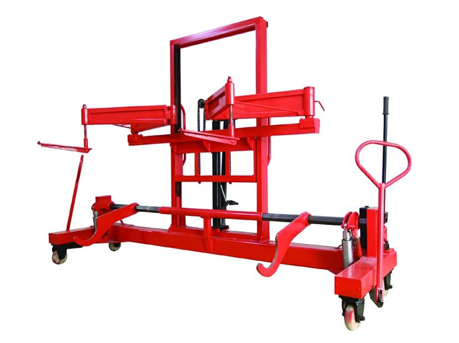 Customized Hydraulic Warp Beam Trolley Heald Frame Lifter And Carrier High Capacity