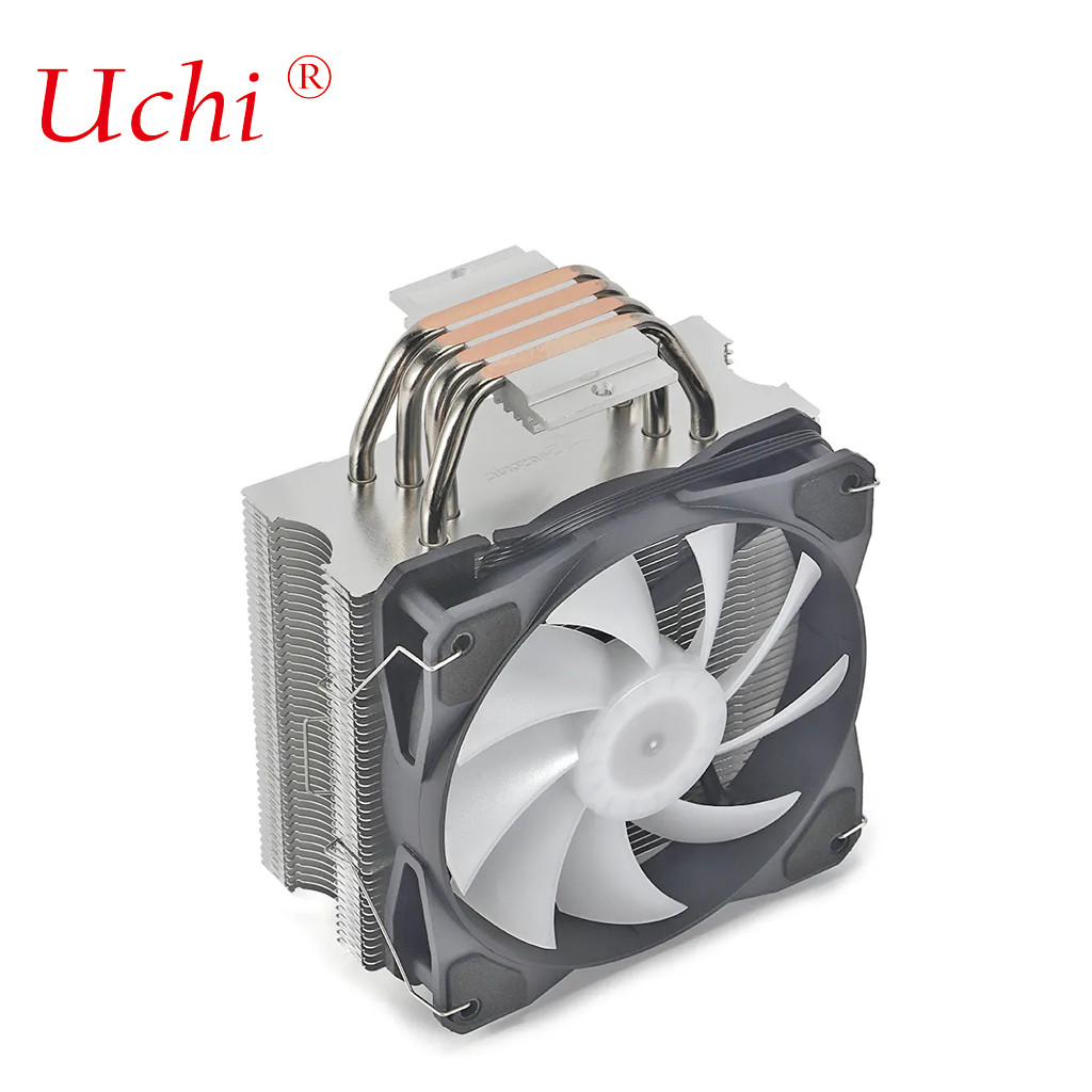 High Quality Gamer CPU Fan 6 Heatpipe Radiator RGB CPU Cooler Fan For 115X1366 2011