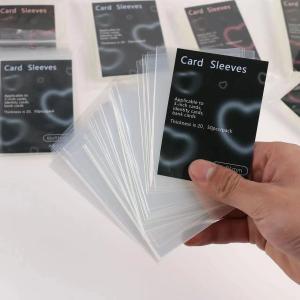 Quality Standard Plastic Card Sleeves Customize Fashion Design wholesale