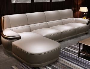 Quality Hotel / Apartment Modern Luxury Furniture Contemporary Leather Sofa wholesale