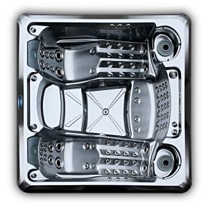 Quality Balboa Control System Luxury Acrylic Hot Tub With Light Waterfall wholesale