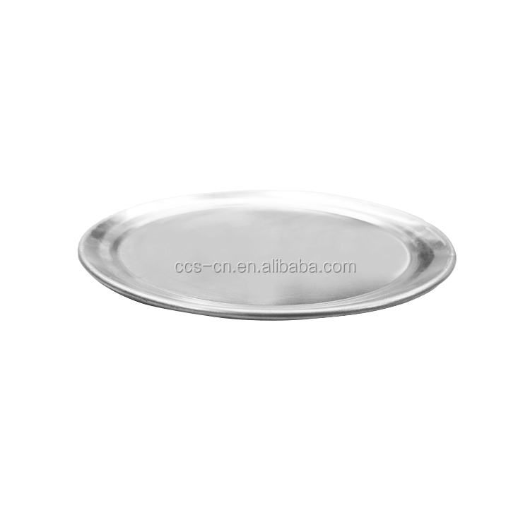 18 gauge 16 inch wide rim round aluminum pizza pan flat pizza tray pizza baking tray