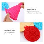 42g 28g Mini Flexible Silicone Collapsible Funnel