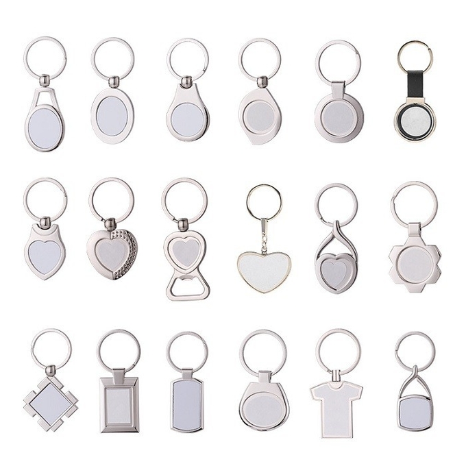 Metal Sublimation Keyring for Sublimation Heat Transfer Printing