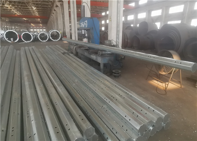 NEA Standard Octagonal Galvanized Steel Pole ISO9001-2008 Certification Q235 Q345