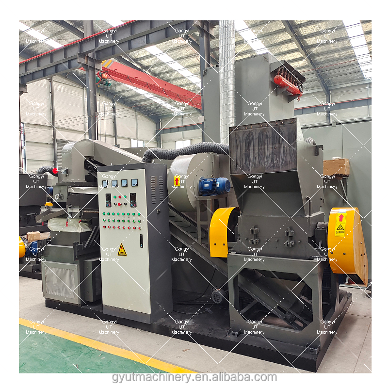25KW Electric Cable Wire Scrap Recycling Machine Small Size Copper Wire Granulator Machines