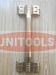 Round Oil Field ESP Cable Protectors 3-1/2 Inch Control Line Appliaction