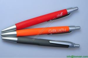 Quality rubber sprayed Sheraton ball pen,rubber sprayed gift ball pen wholesale