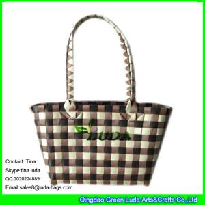 Quality LUDA small fashion pp woven straw bag for kids wholesale