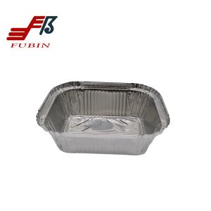 Quality 2-Compartment Aluminum Foil Lunch Box Eco- Friendly Alloy 8011 wholesale