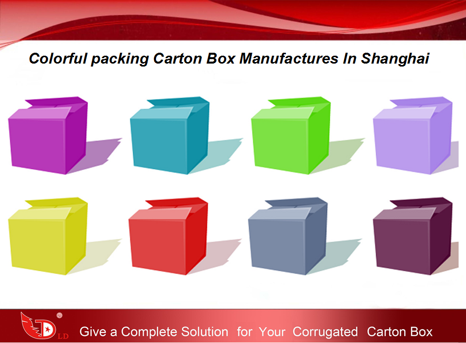 Colorful packing Carton Box Manufactures In Shanghai