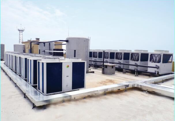 School Inverter Air Source Heat Pump , 3800 VAC Air Energy Heat Pumps