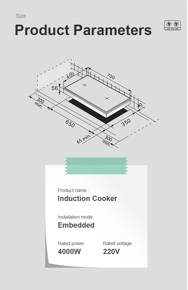 Rapid Heating Smart Electric Induction Hobs Cooker Multi Burners