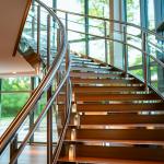 Stylish PVD Stainless Steel Handrails with 1200mm Height for Glass Staircases