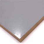 Non Corrosive Kitchen Cabinet Grey High Gloss MDF Panels 12mm
