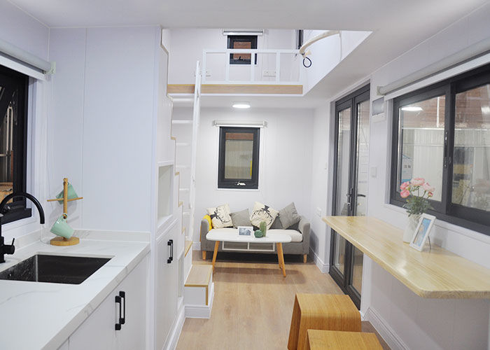 40ft Prefabricated Tiny House With 2 Bedrooms Ready To Live In Modular House