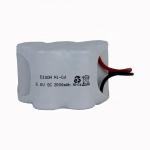 6v SC 2000mah NiCd High Temperature Rechargeable Battery Pack For 0.2C Discharge