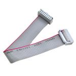 2.54mm Double Row IDC Flat Ribbon Cable UL2651 Type 28AWG Male Plug