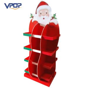 Quality Christmas Tree Shape Cardboard Advertising Stand Durable With Sturdy Structure wholesale