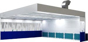 Quality 2700mm Commercial Industrial Spray Booth For Car Paint Prep Stations wholesale